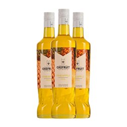 Sirope para Cóctel Oxefruit 70 cl Sin Gluten, Sin Lactosa, Vegano Pineapple — Piña (Caja de 3 unidades)