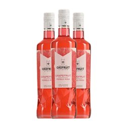 Sirope para Cóctel Oxefruit 70 cl Sin Gluten, Sin Lactosa, Vegano Pink Grapefruit — Pomelo Rosa (Caja de 3 unidades)