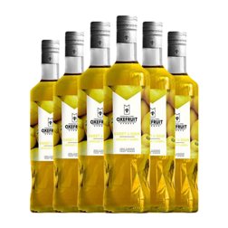 Sirope para Cóctel Oxefruit 70 cl Sin Gluten, Sin Lactosa, Vegano Sweet & Sour — Agridulce (Caja de 6 unidades)