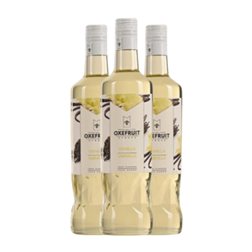 Sirope para Cóctel Oxefruit 70 cl Sin Gluten, Sin Lactosa, Vegano Vainilla (Caja de 3 unidades)