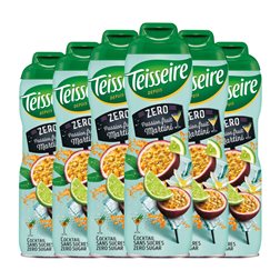 Sirope para Cóctel Teisseire Zero Sin Azúcar 60 cl Dry Martini, Passion Fruit — Fruta de La Pasión (Caja de 6 unidades)