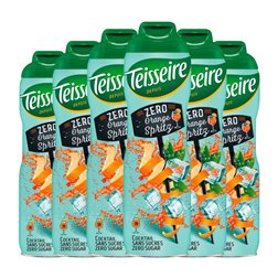 Sirope para Cóctel Teisseire Zero Sin Azúcar Spritz 60 cl Orange — Naranja (Caja de 6 unidades)