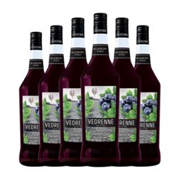 Sirope para Cóctel Védrenne 1 L Myrtille — Arándanos (Caja de 6 unidades)