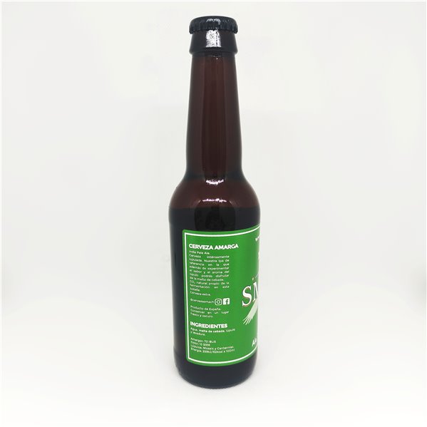 SMACH Cerveza Artesana IPA Pale Ale – 7,1% Vol, 33 cl – Amargor Intenso con Notas Afrutadas-lateral