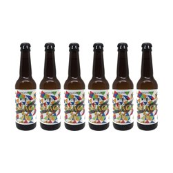 SMACH Handwerksbier SPI Doppel-IPA (DIPA) - 8% Vol, 33 cl - Hohe Intensität, tropische Noten und starke Bitterkeit (Packung mit 6)