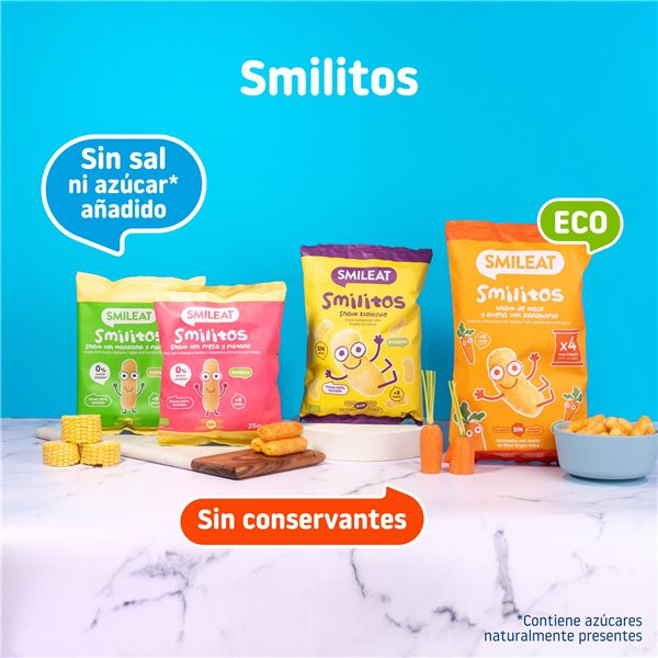 Sourires de maïs, d'avoine et de carotte-lateral