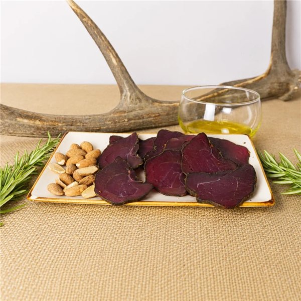 Sobre de cecina de ciervo 100 g-trasera