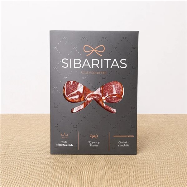 Sobre de lomo 100% ibérico bellota 100g-izquierda