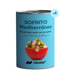 Sofrito mediterráneo 500g Pack 4 uds