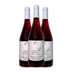 Soutelo Cardenal Rodrigo de Castro Seco Ribeira Sacra 75 cl Vino Rosado (Caja de 3 unidades)