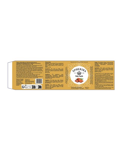 SPHERIKA, sphères de dattes 55g 55g-trasera