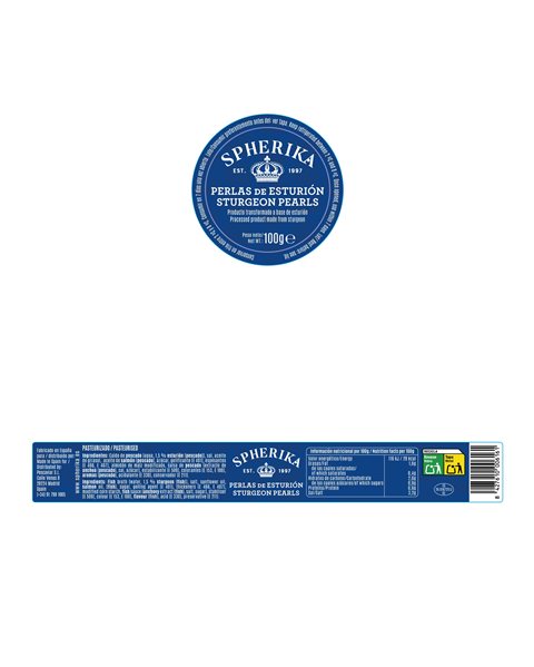SPHERIKA, esferas de esturión 100g-izquierda