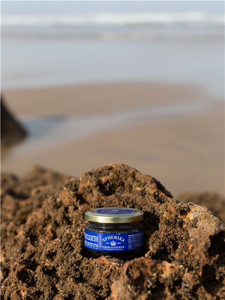 SPHERIKA, esferas de esturión 100g-trasera