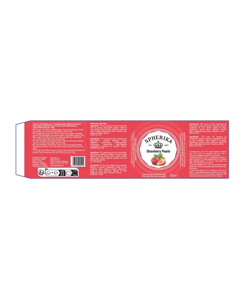 SPHERIKA, Erdbeerkugeln 55g 55g-izquierda