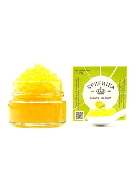 SPHERIKA, sphères de citron vert et de citron 50g (poids égoutté)-detalle