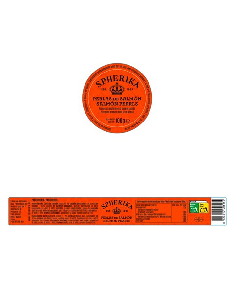 SPHERIKA, boules de saumon 100g 100g-izquierda