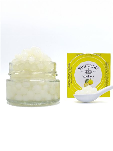 SPHERIKA, esferas de yuzu 50g (peso escurrido)-detalle