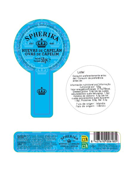 SPHERIKA, huevas negras de capelán-lateral
