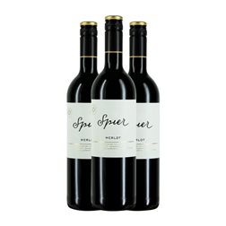 Spier Merlot Trocken — Seco Western Cape Signature — de Autor 75 cl Vino Tinto (Caja de 3 unidades)