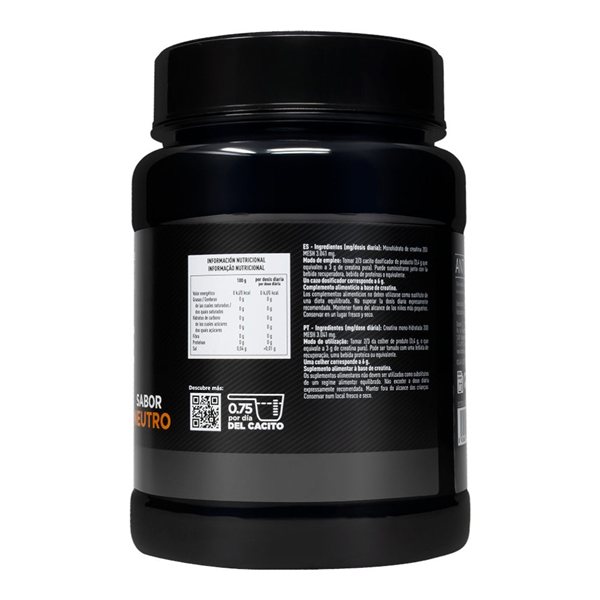 Sport Live 100% Creatine Monohydrate 200 MESH 500 Gr-lateral
