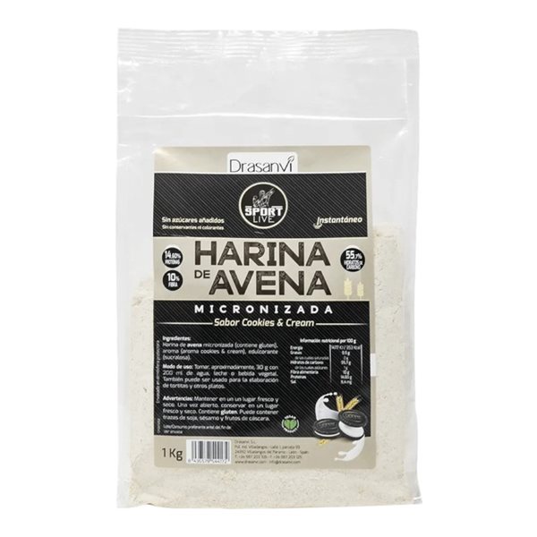 Sport Live Oatmeal Flour 1 Kg-detalle