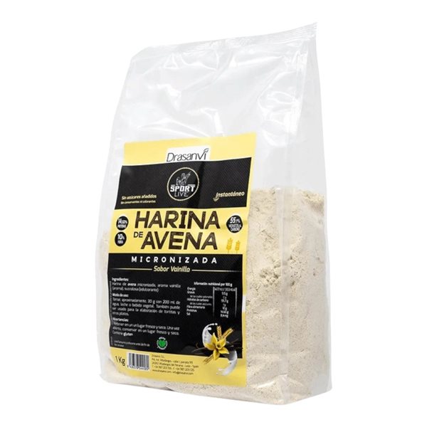 Sport Live Oatmeal Flour 1 Kg-trasera