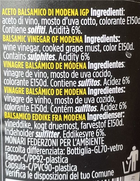 Spray de vinagre de modena-detalle