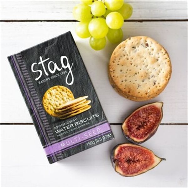 BISCUITS À L'EAU MULTI GRAINES STAG 150 GR-detalle
