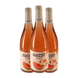 Succés Patxanga Trepat Conca de Barberà Joven 75 cl Vino Rosado (Caja de 3 unidades)