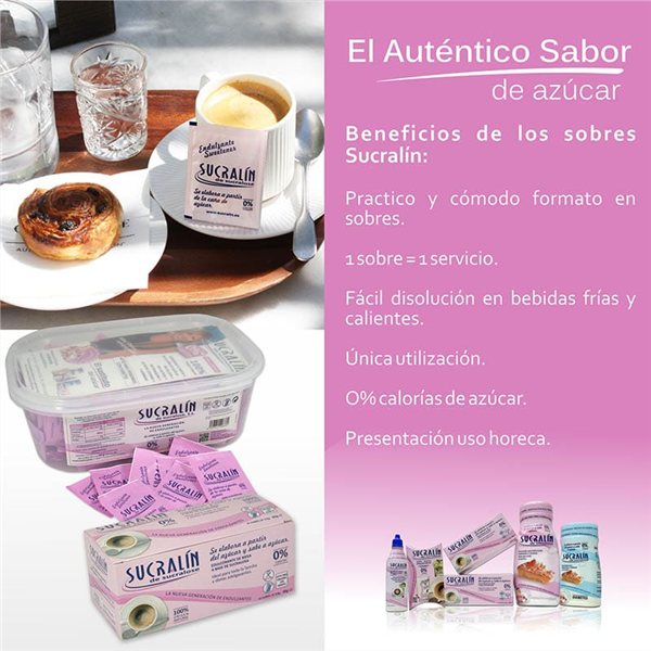 Sucralín 50 sachettes Formato Farma-trasera