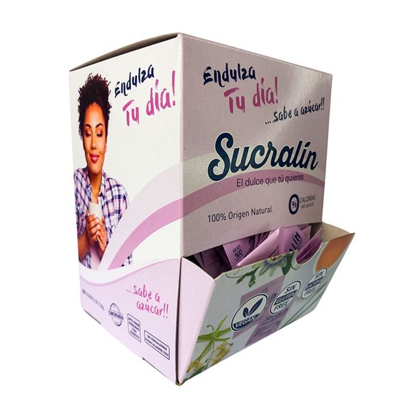 Sucralín Box 300 sobres Formato Farma-trasera