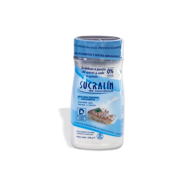 Sucralin granulado para diabeticos 190g Sucralin-lateral