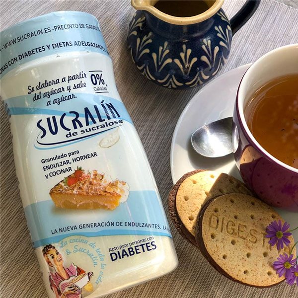 Sucralín granulé 190 g Spécial Diabétiques-izquierda