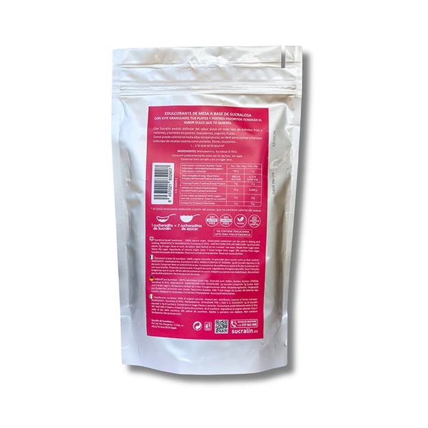 Sucralín granulé 300 g Grand consommateur-trasera