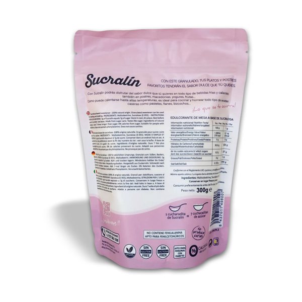Sucralin Granulat Familie 300g Sucralin-detalle