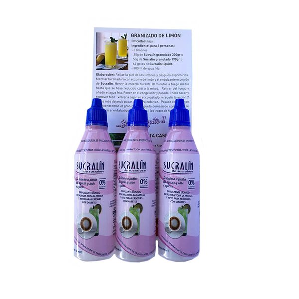 Sucralín líquido Pack 3 unidades Formato Farma-trasera