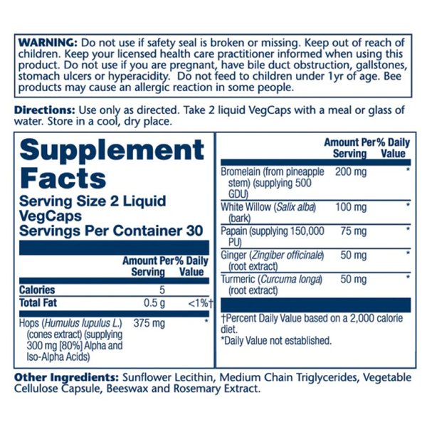 Super IbuActin 60 vcaps Solaray-detalle
