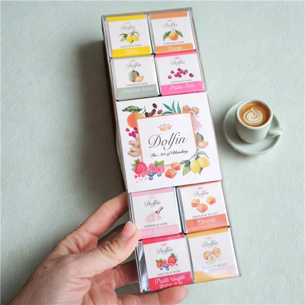 Assortiment de 24 napolitains 'Dolfin'-lateral