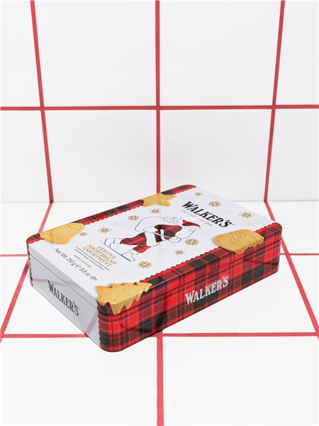 Surtido de galletas caja metalica Santa Claus-lateral