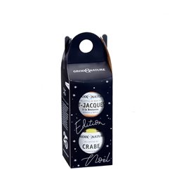 Weihnachtssortiment: Jakobsmuschel- und Krabbenrillettes von Groix Nature.