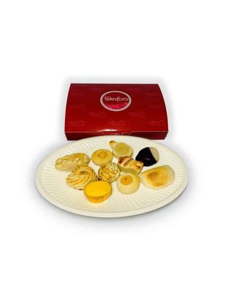 Specialty Assortment with Pine Nut 400 g | Gourmet Marzipan from Toledo-detalle