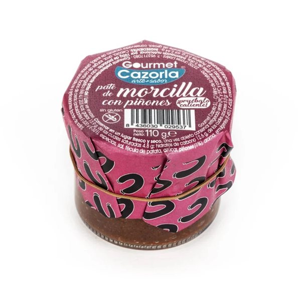 T Paté de morcilla con piñones-lateral