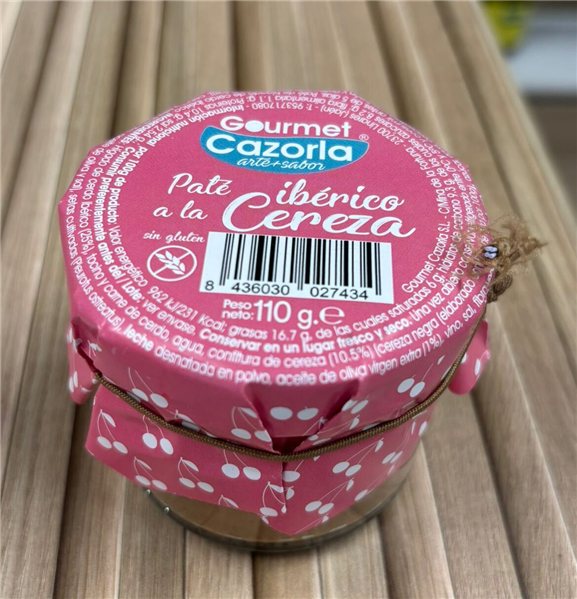 T Paté ibérico a la cereza-trasera