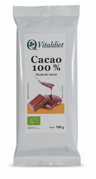 TABLETA CACAO 100% 100 gr-detalle