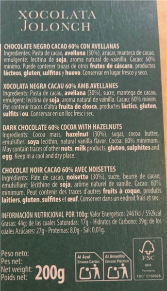 Bitter Chocolate Tablet with Hazelnuts-detalle