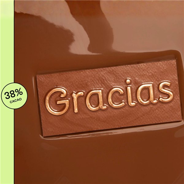 "Thank You" chocolate tablet from 'Utopick'-lateral