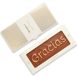 Tablette de chocolat "Gracias" de 'Utopick'