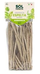 Tagliatelle de espelta con albahaca