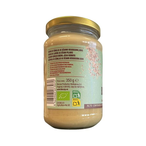 Organic White Tahini 350g Biocop-detalle