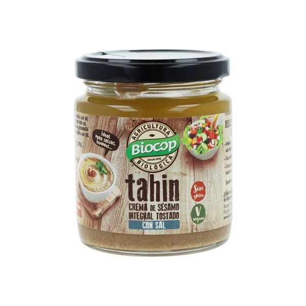 Bio Tahin aus ungeröstetem Vollkorn mit Salz 225g Biocop-trasera